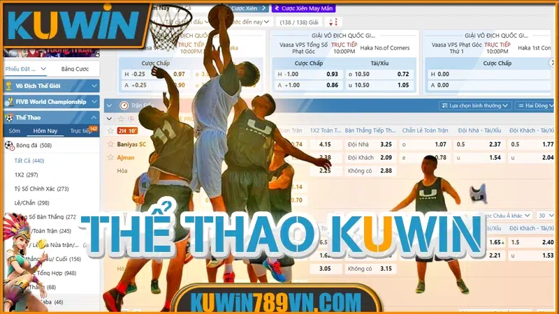 Thể Thao KUWIN - Cập Nhật Giải Đấu Lớn Kèo Siêu Nhanh 2026 6 Thể Thao KUWIN